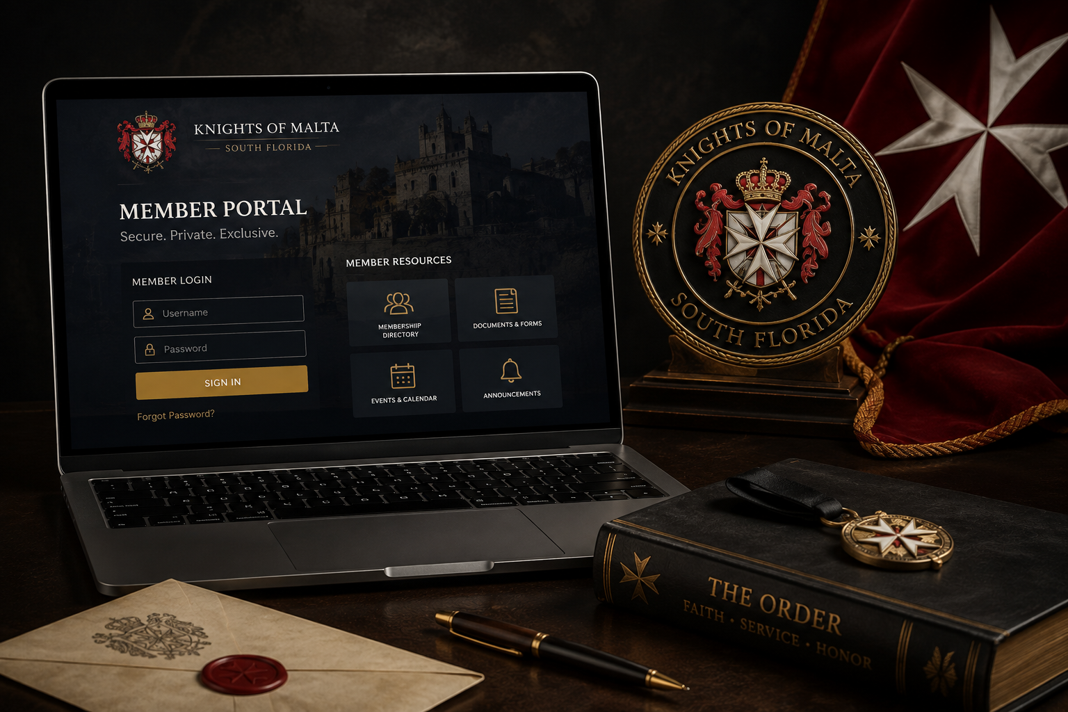 Knights of Malta Member Portal Access